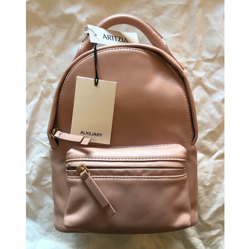 Aritzia Artillery Leather Backpack NWT